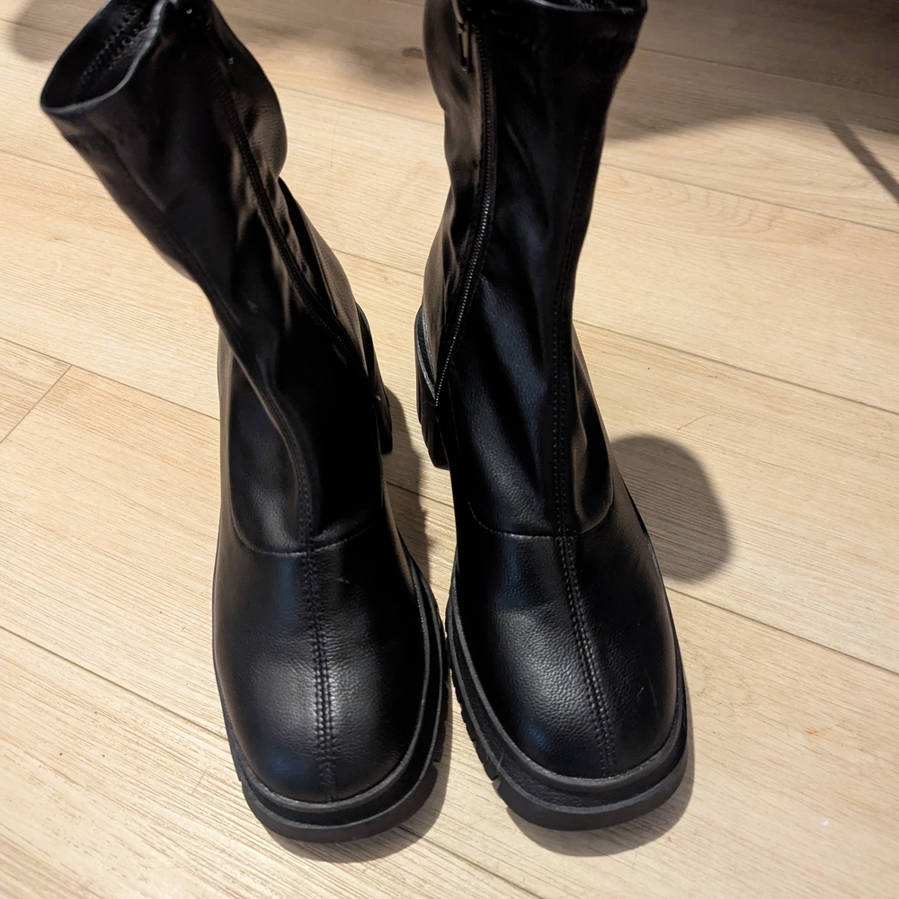 ASOS Black Heeled Boots